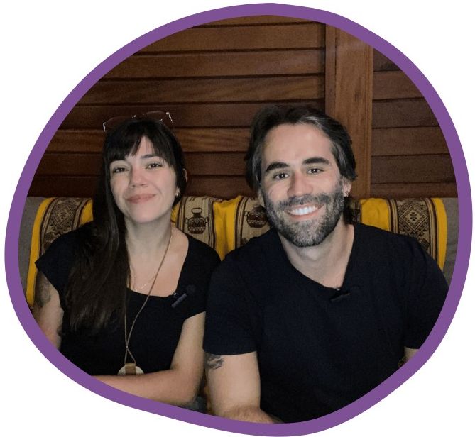 Catarina e Daniel, fundadores da Meraki